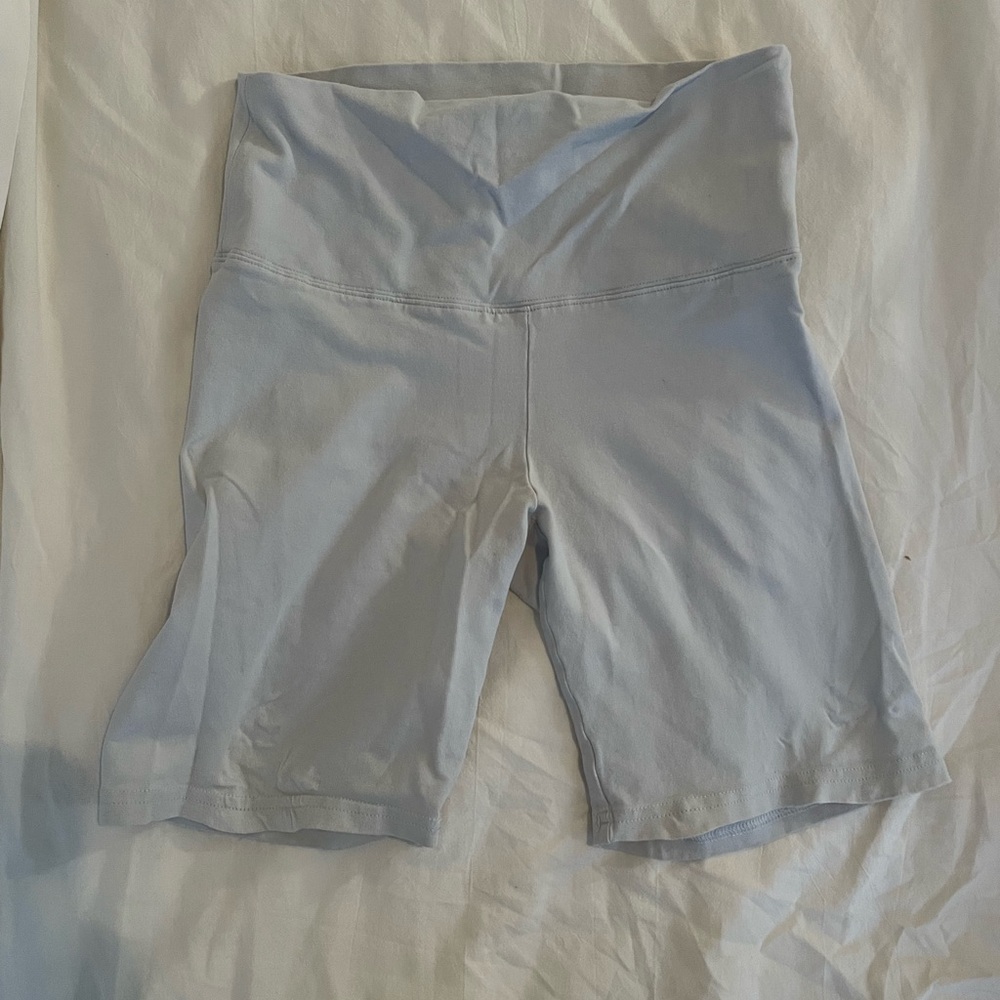 Light Blue TNA Biker shorts